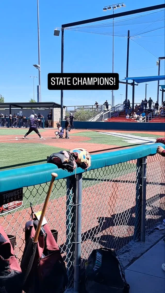 STATE CHAMPIONS! Your Magdalena Steers have just won the New Mexico Class A State Championship 7-3 over Gateway Christian! @positive.outcomes