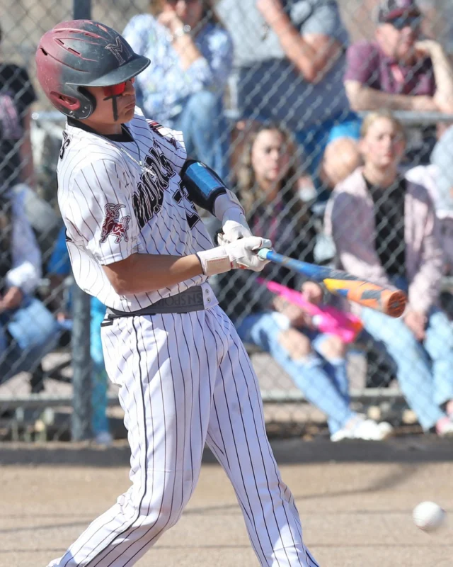 NO. 1 FOR A REASON! Magdalena’s baseball exploits from Friday through Monday included a doubleheader sweep of Grady 15-2 and 11-0, and it came with some power hitting as Steers slammed seven home runs.
In game one, Joe Zamora smacked a pair of dingers, and Josiah Candelaria had another. Shane Montoya’s win on the mound included seven strikeouts. 
In game two, Ayden Herschbach had a pair of homers, while Matthew Lopez and Candeleria each added a long shot. 
On Monday, the Steers beat Logan 17-3 as Herschbach and Zamora drove in three runs each. Candelaria and Montoya combined for the four-hit win. @positive.outcomes @aureliotorres8264