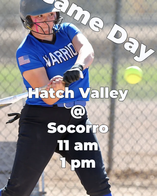 GAME DAY/SENIOR DAY! Come cheer on the Lady Warriors softball team as they host Hatch Valley. It's Senior Day! @positive.outcomes