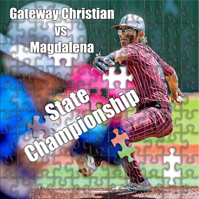 SOLVING THE PUZZLE! No. 1 Magdalena (19-3) is one game away from a state baseball title and looks to solve the puzzle tomorrow against No. 2 Grady (15-4). Game time is set for 1 pm. @positive.outcomes