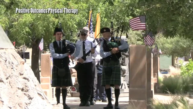 Presentation of the Colors at the start of today's Memorial Day ceremony in Socorro, NM. @positive.outcomes